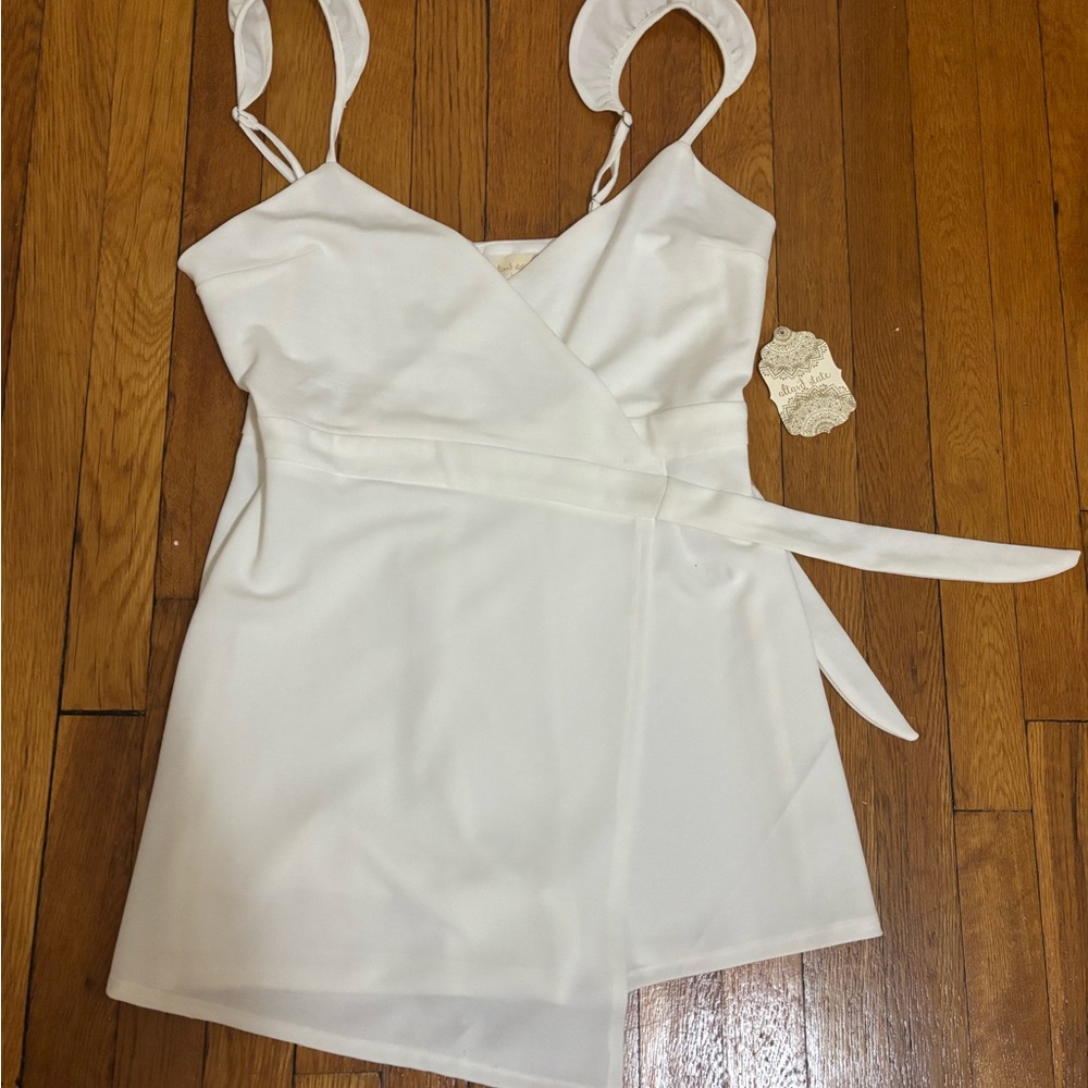 Altar'd State White Wrap Romper